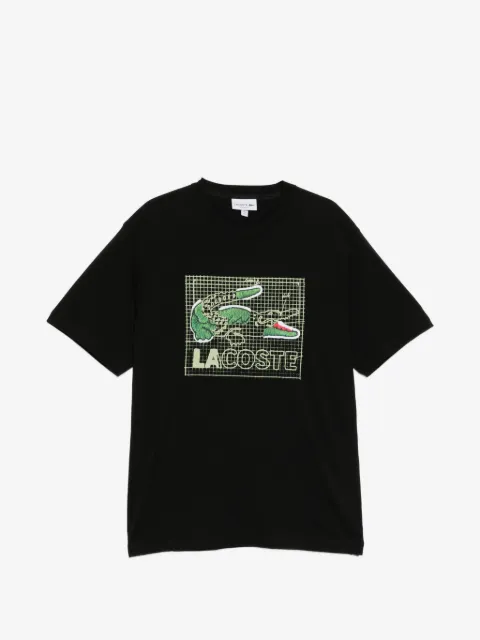 Lacoste playera con estampado gráfico