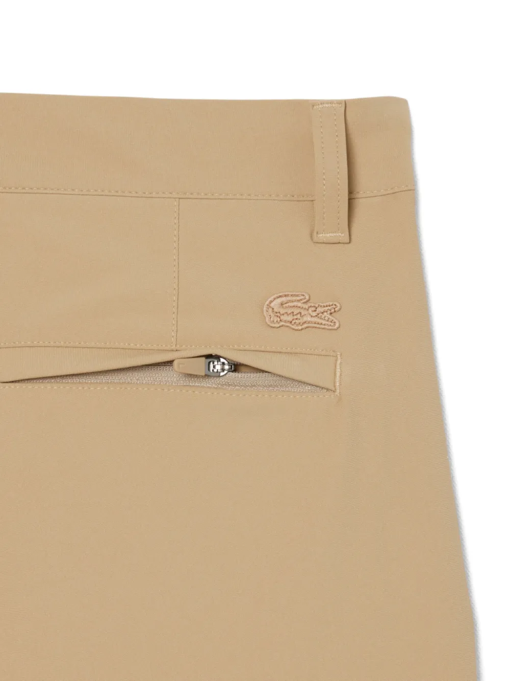 Lacoste Broek met logo Beige
