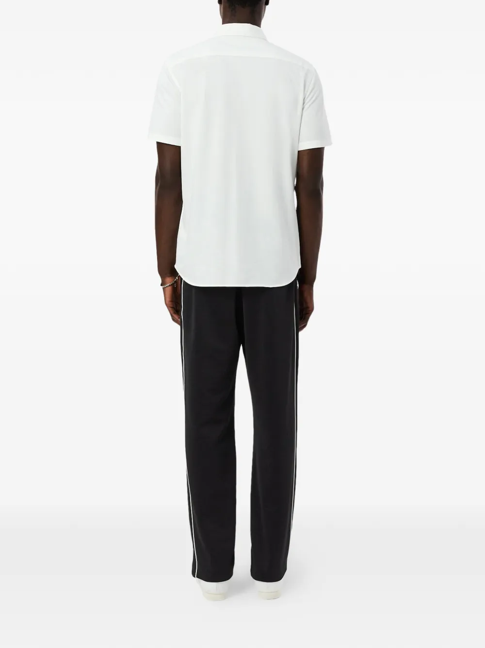 Lacoste Trainingsbroek met zijstreep Zwart