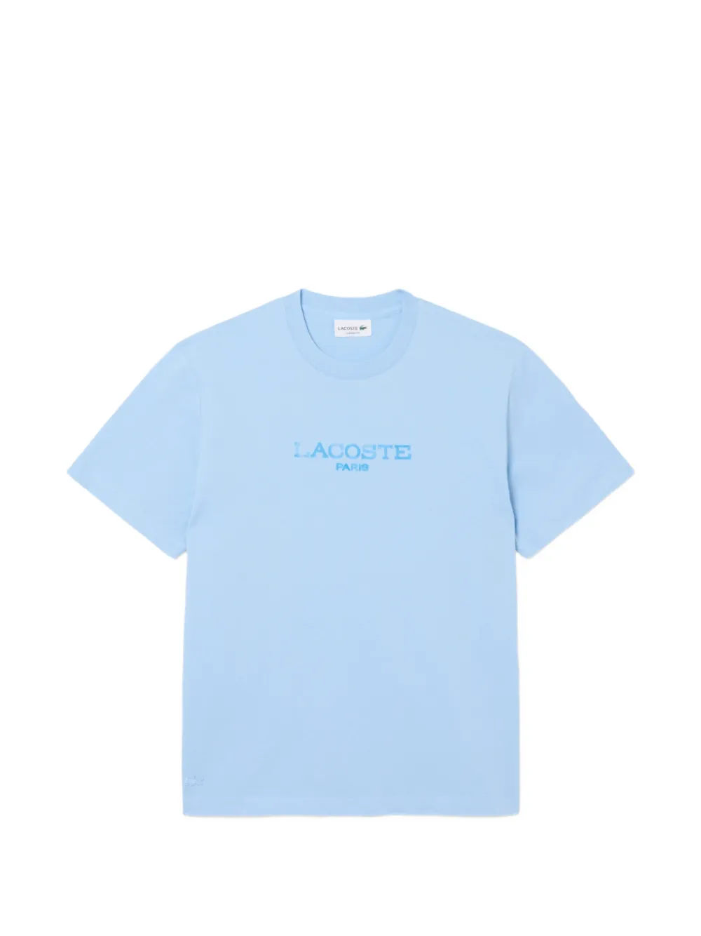 Lacoste logo-print t-shirt - Blu