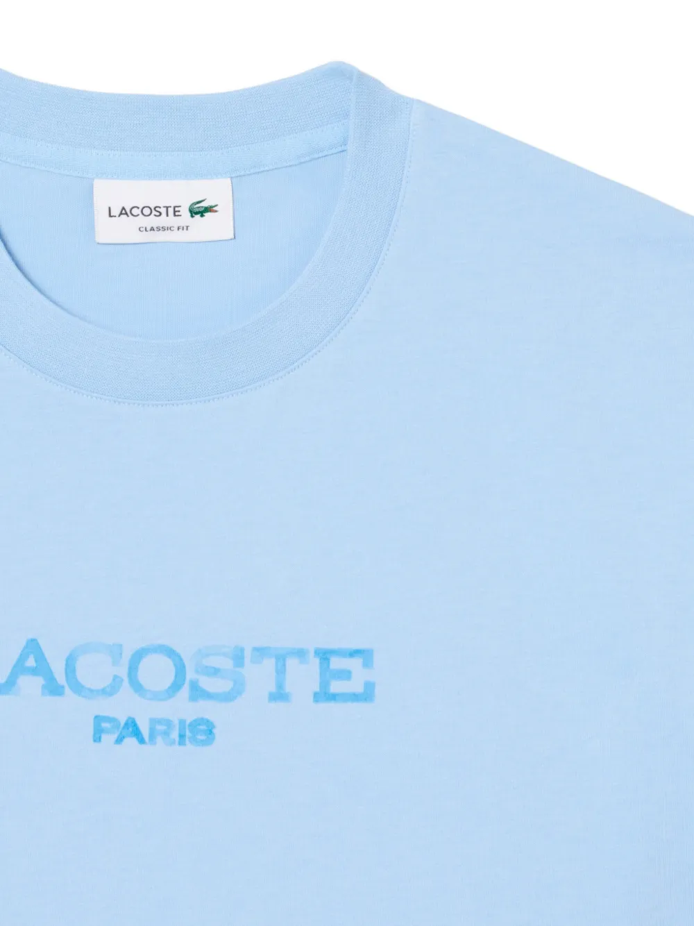 Lacoste T-shirt met logoprint Blauw