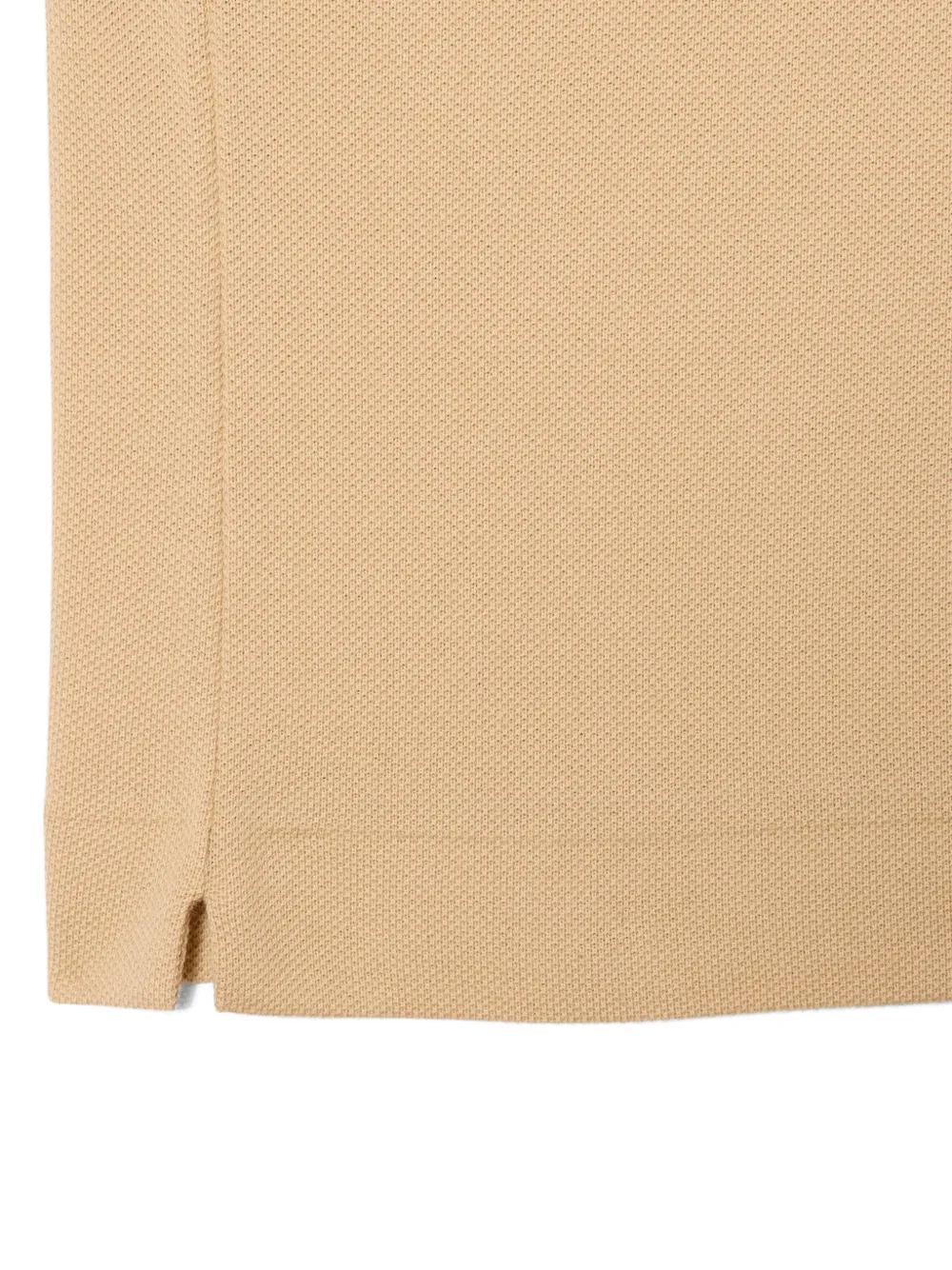 Lacoste Poloshirt met geborduurd logo Beige