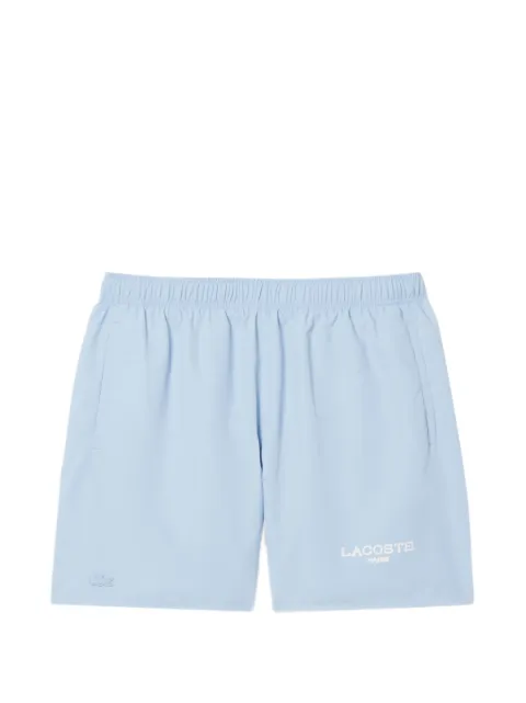 Lacoste logo-print elasticated-waist swim shorts