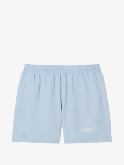Lacoste logo-print elasticated-waist swim shorts