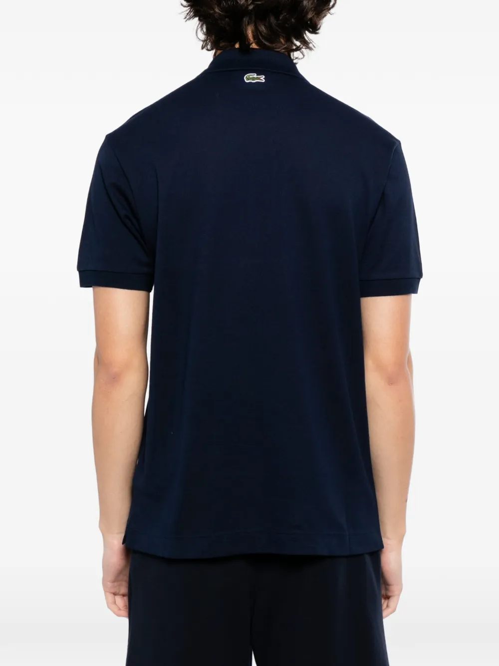 Lacoste Poloshirt met geborduurd logo Blauw