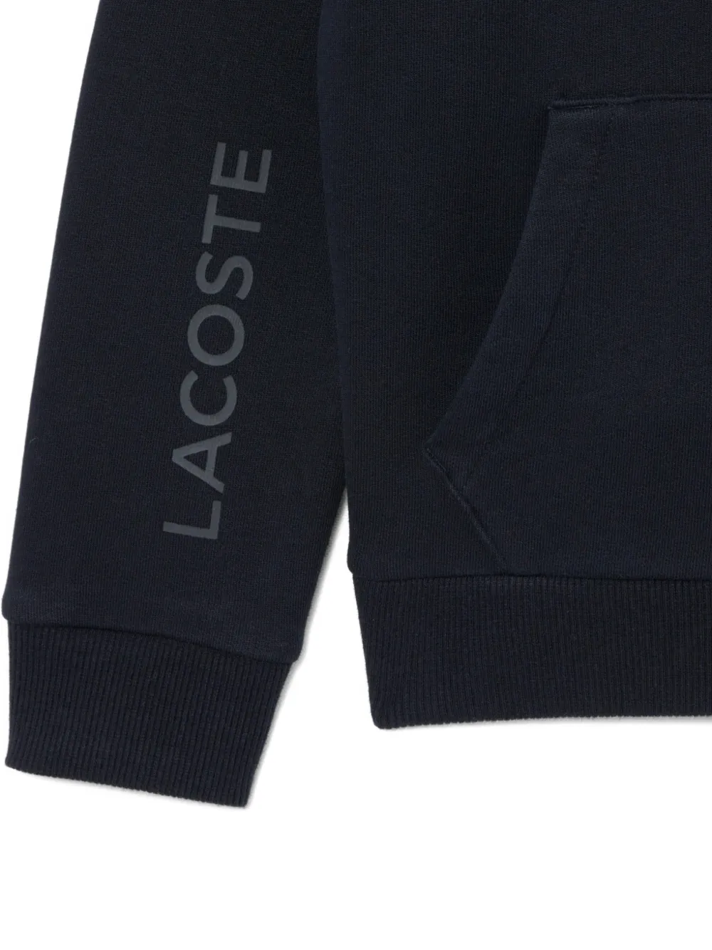 Lacoste Kids Hoodie met colourblocking Blauw