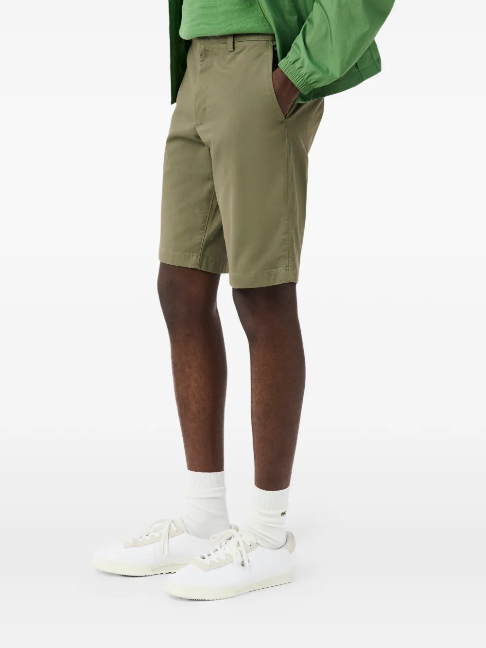 Lacoste Stretch bermuda shorts Groen