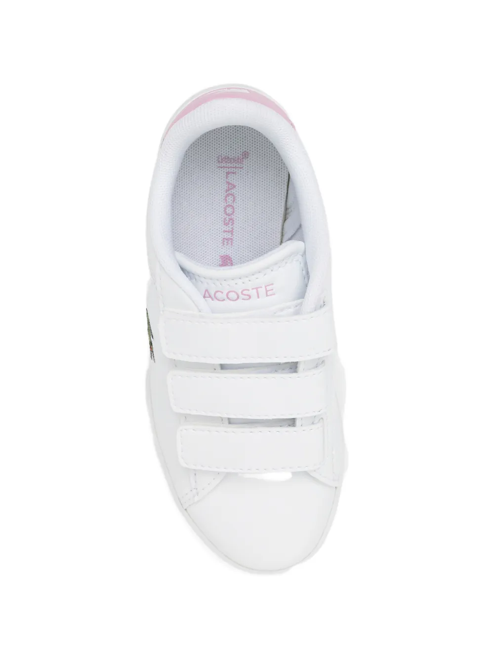 Lacoste logo strap sneakers Wit