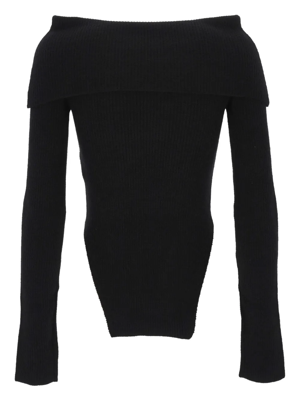Off-Shoulder Long-Sleeved Top