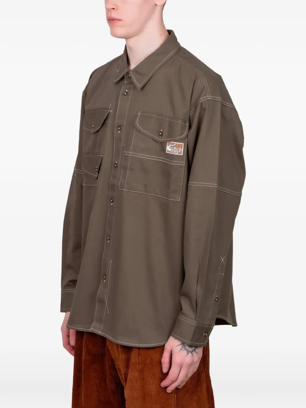 STORY mfg. Harvest pocket shirt - Bruin