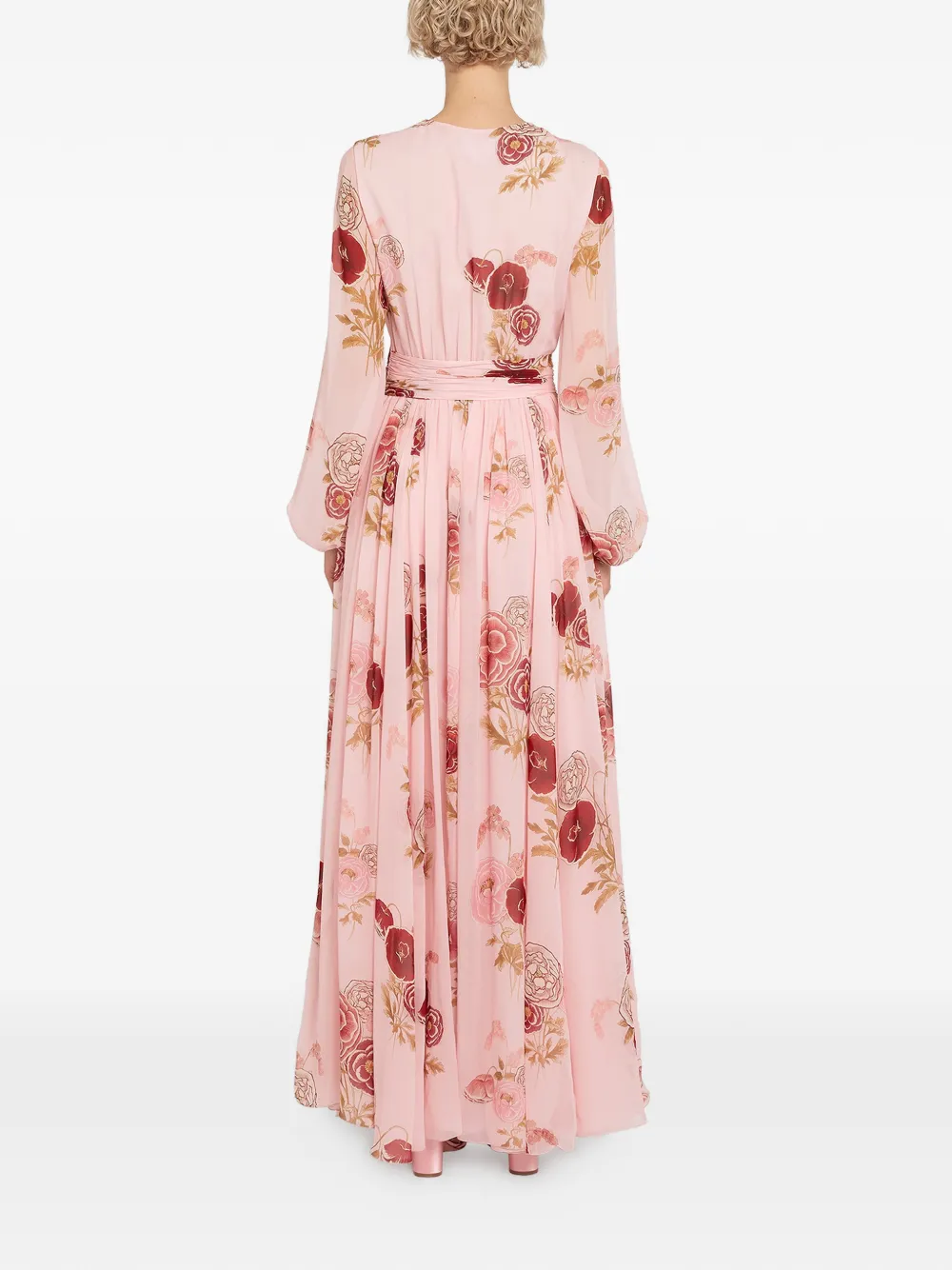 Giambattista Valli Maxi-jurk met bloemenprint Roze