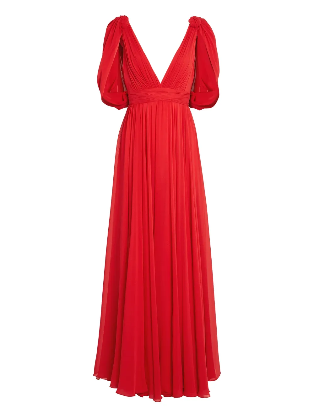 Giambattista Valli Abito lungo con nodo - Rosso