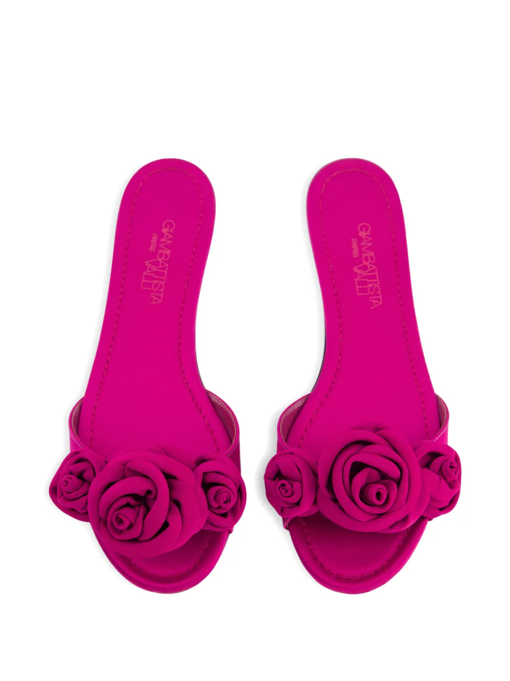 Giambattista Valli Sandalen met roosdetail Roze