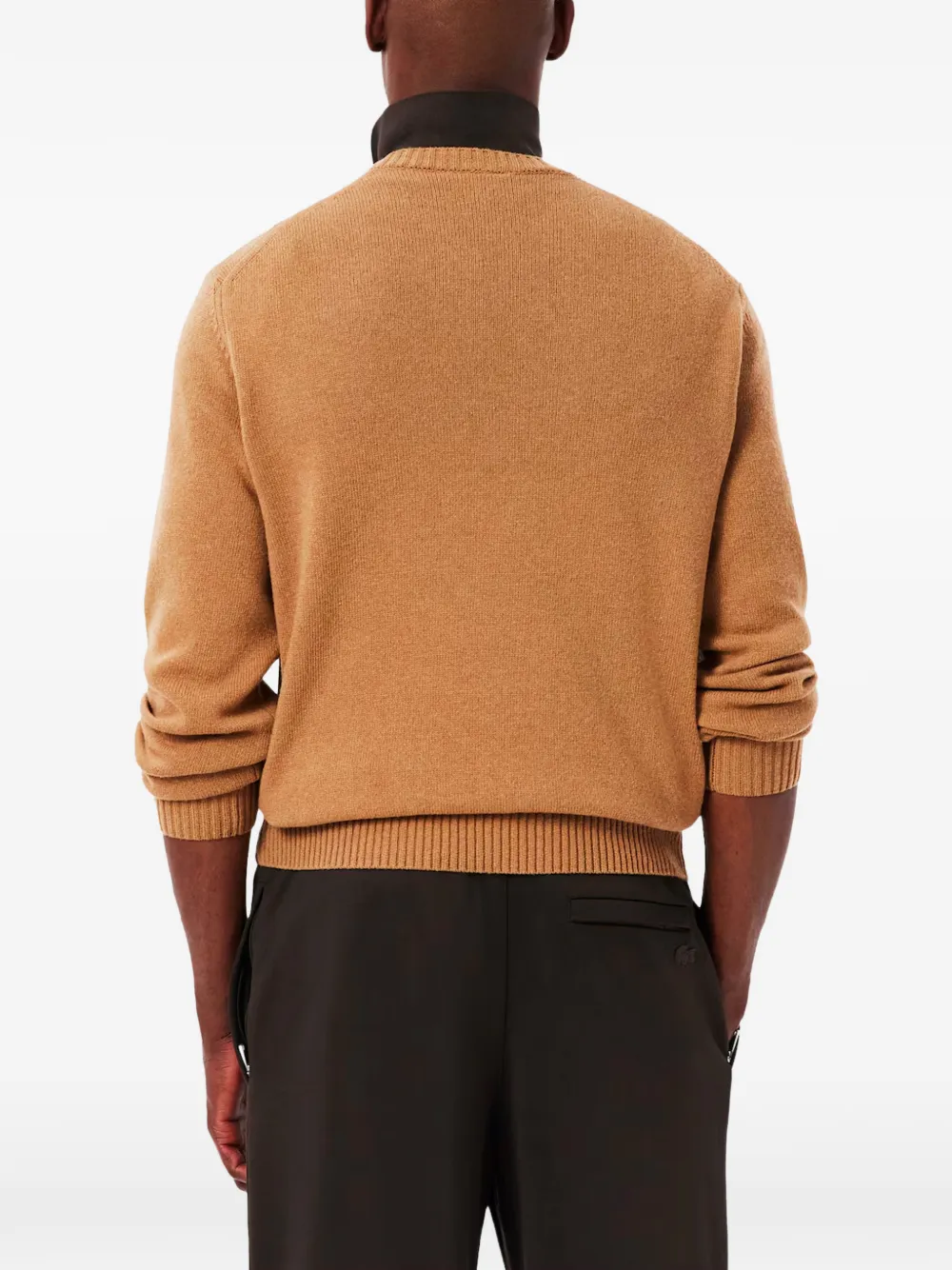 Lacoste Pull à Logo - Marron 