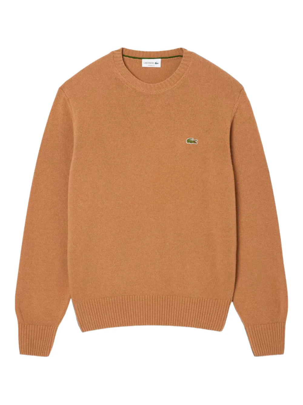 Lacoste logo crew-neck sweater - Marrone