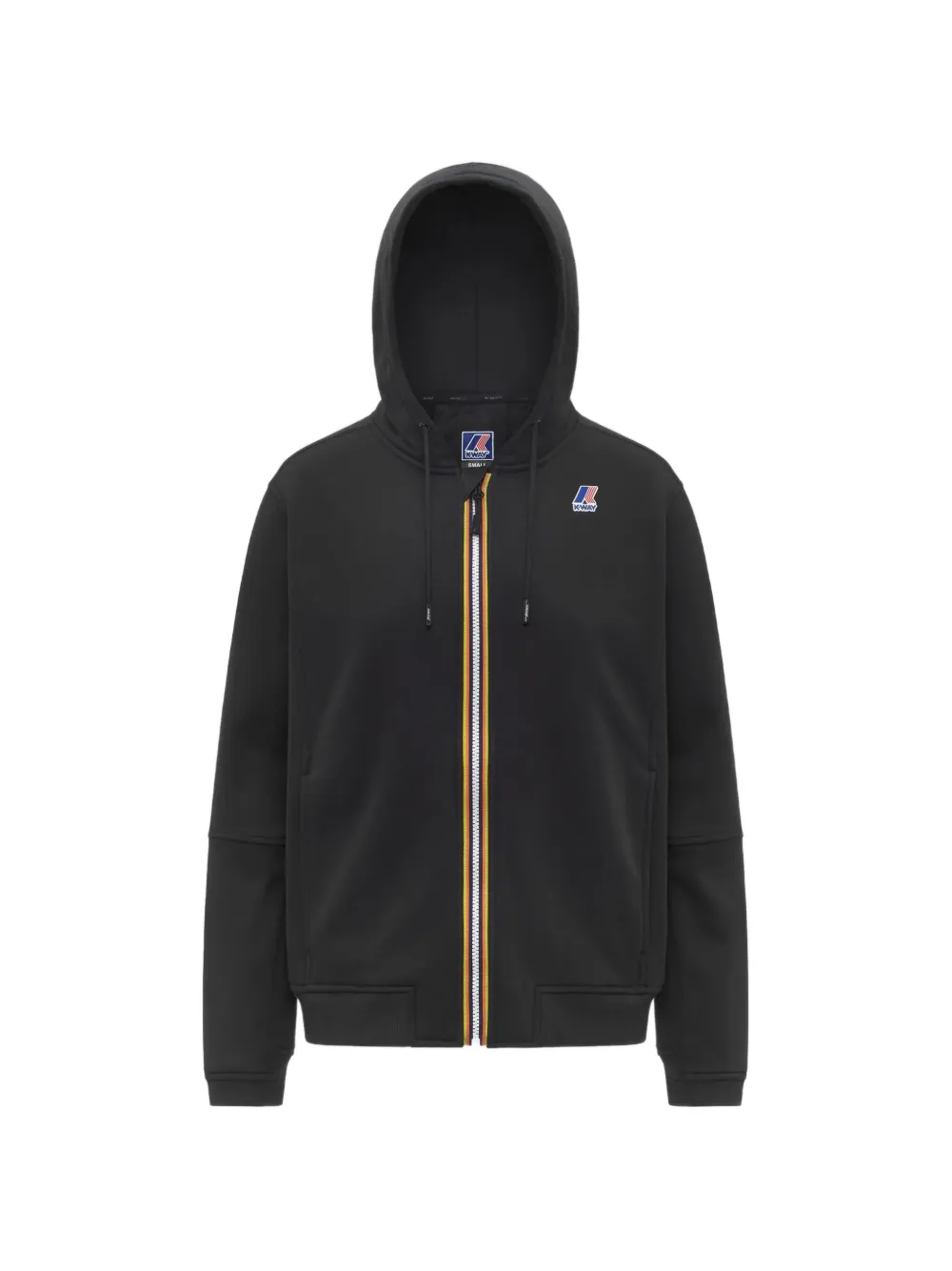 K-Way Prosper logo-patch zip-up hoodie