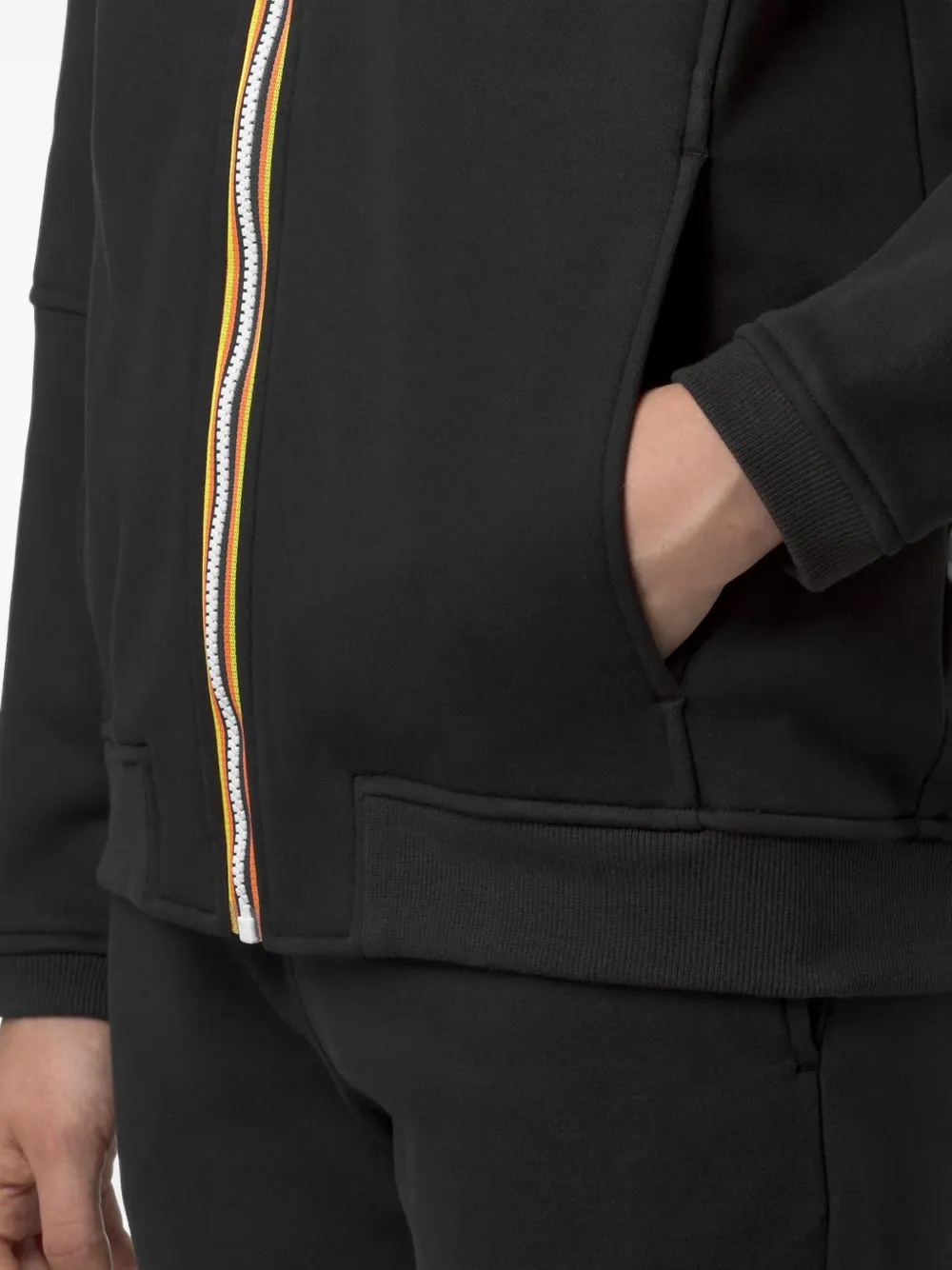 K-Way Prosper hoodie met rits Zwart