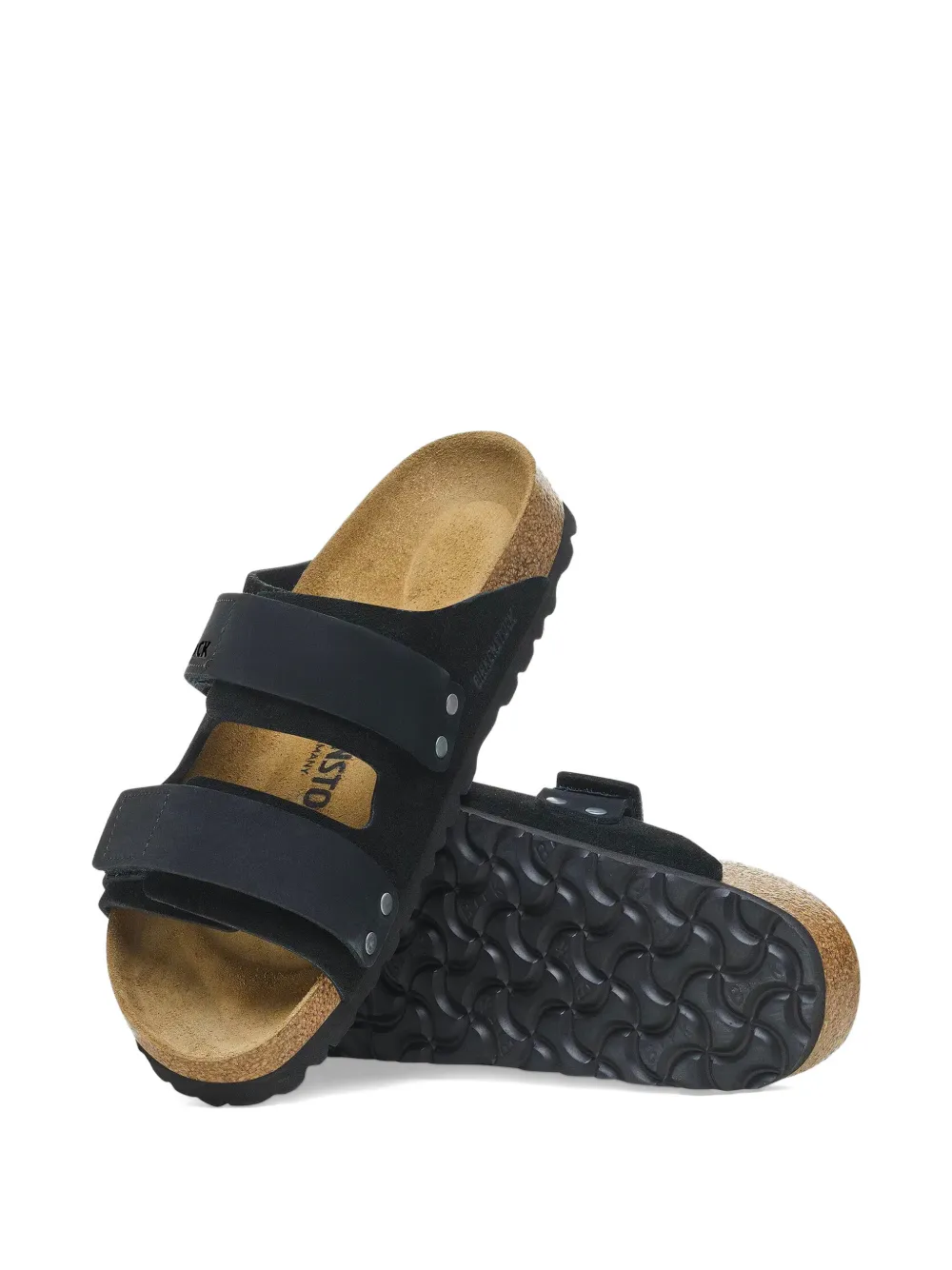 Birkenstock Uji suède sandalen Zwart