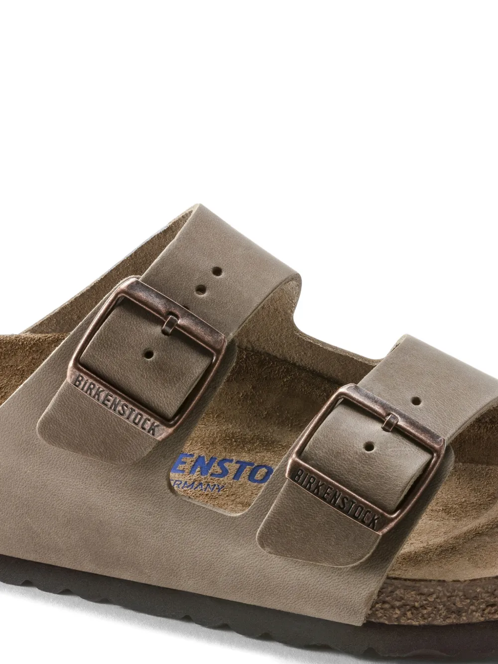 Birkenstock Arizona sandalen met gesp Beige