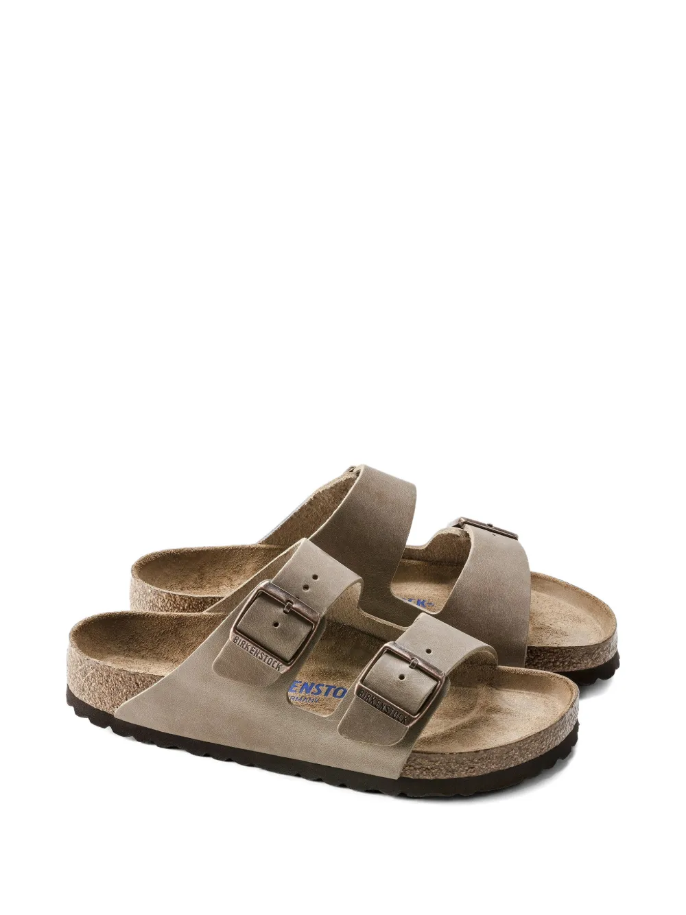 Birkenstock Arizona sandalen met gesp Beige