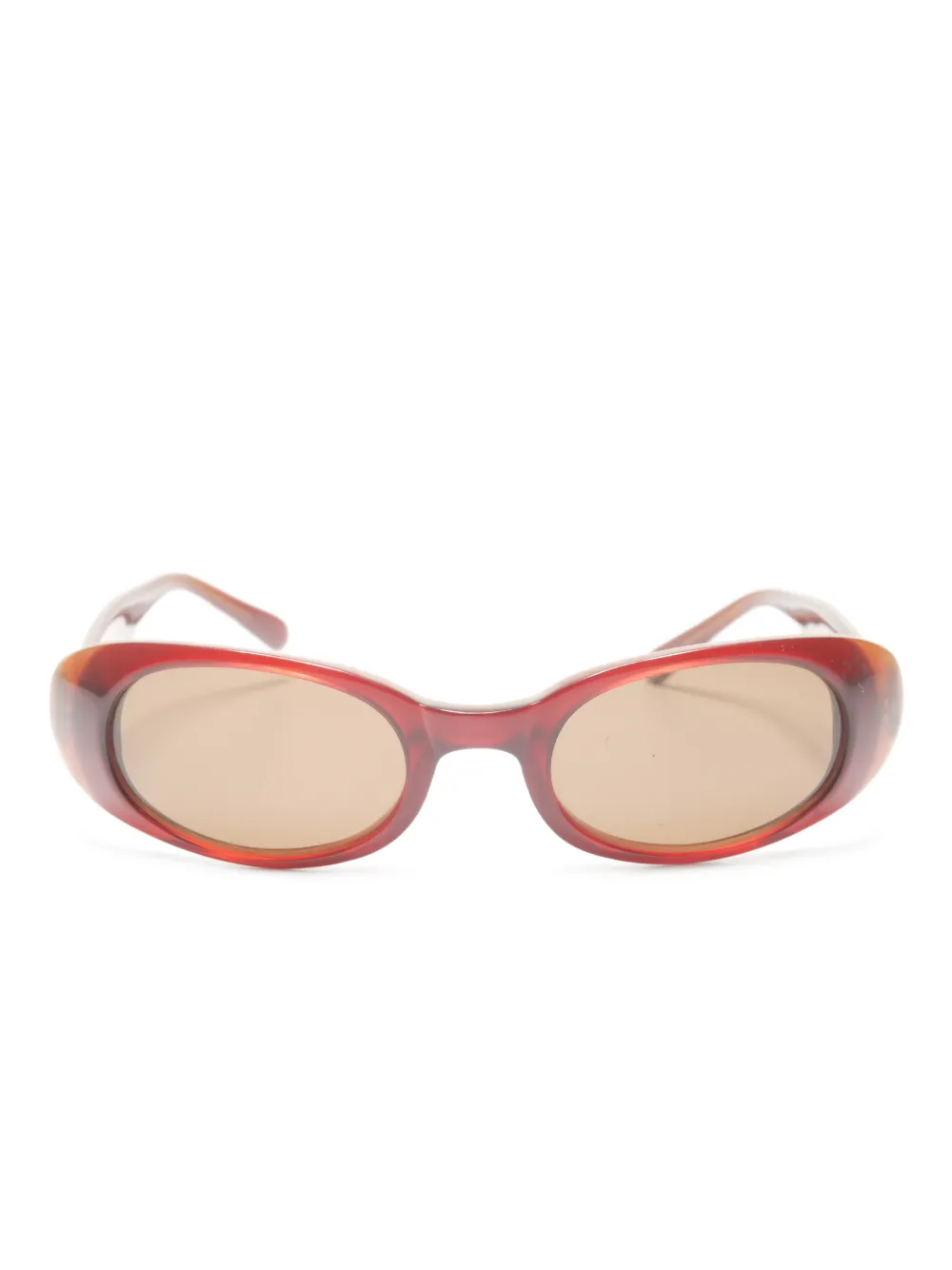 CHANEL Pre-Owned Occhiali da sole CC Mark anni 2000 - Rosso