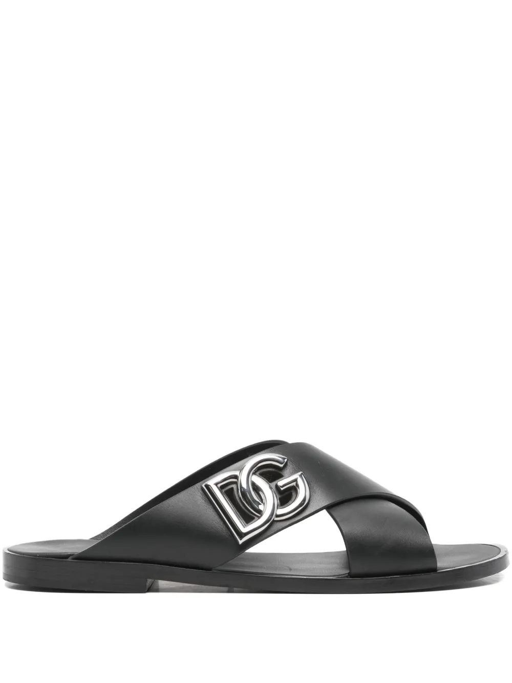 Dolce & Gabbana Pre-Owned leather sandals | Black | Image 1