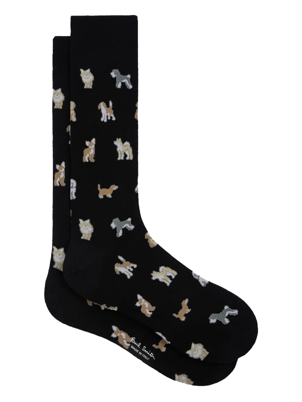 Paul Smith dog-pattern socks | Black | Image 1