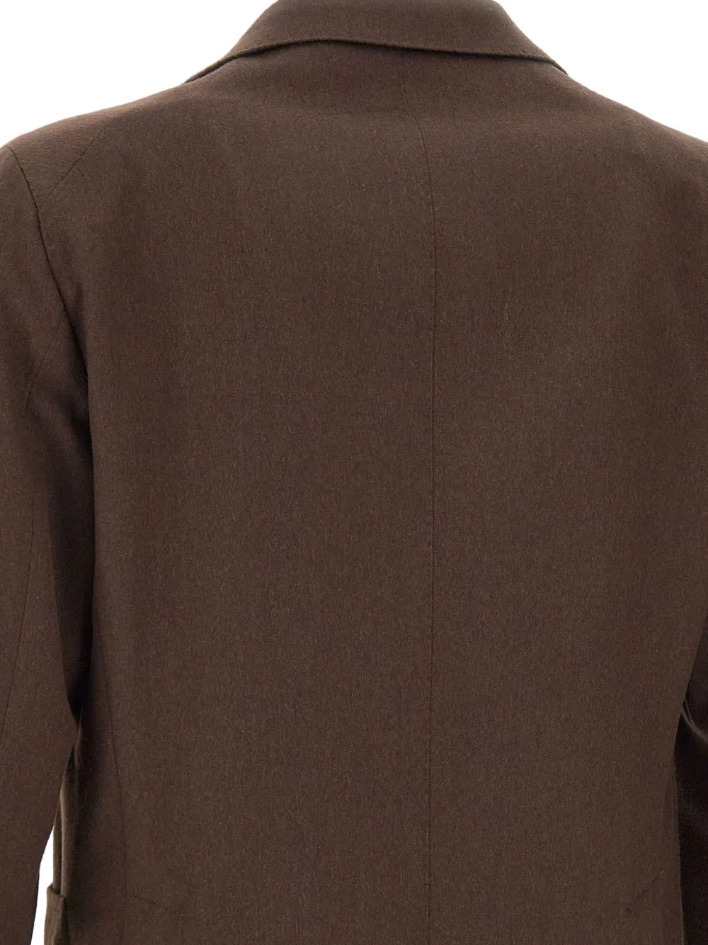 Tagliatore Blazer van kameelwol met gekerfde revers Bruin