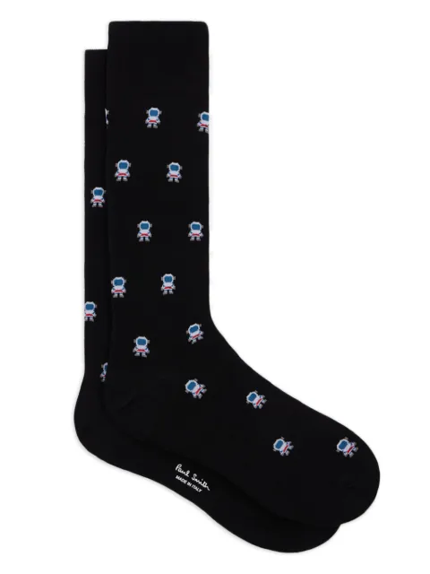 Paul Smith Astronaut-pattern socks