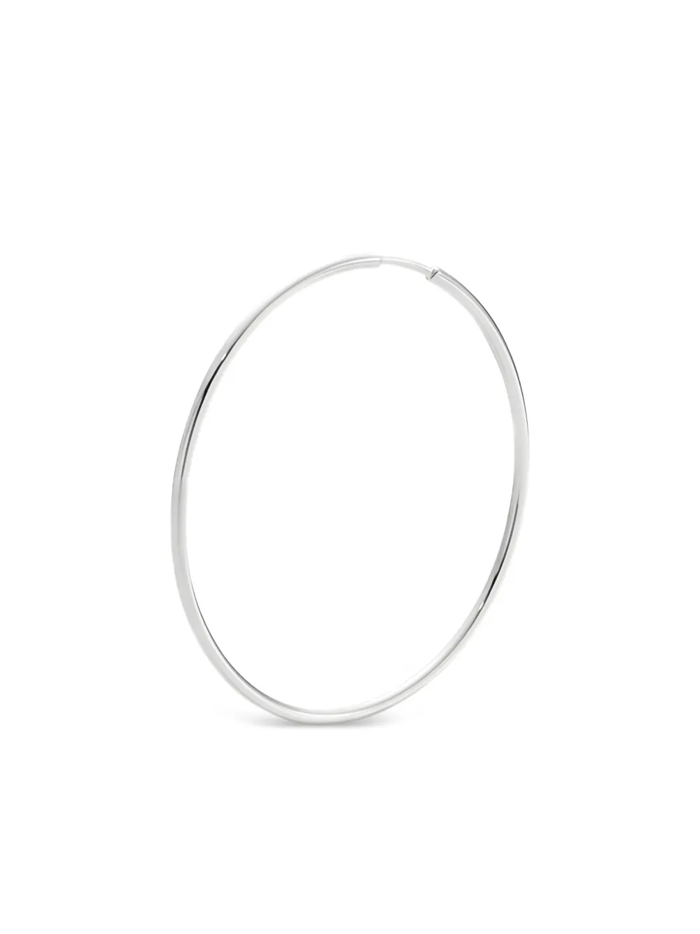 Maria Black Orecchino a cerchio Gossamer in oro bianco riciclato 14kt - Argento