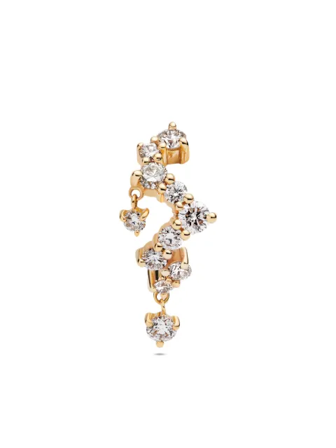 Maria Black 14K recycled yellow gold Sky lab-grown diamonds earring