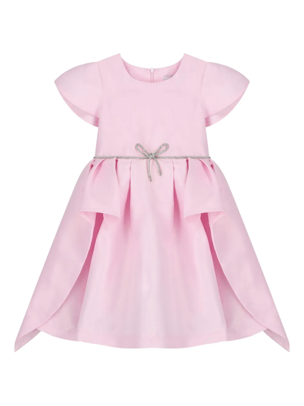 MAMA LUMA KIDS embellished satin dress - Rosa