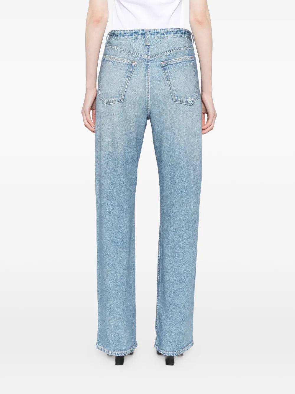 rag & bone Miramar Shea straight broek Blauw