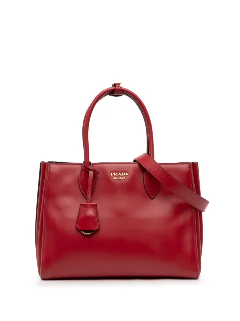 Prada Pre-Owned 2010-2025 City Calf Bibliotheque satchel