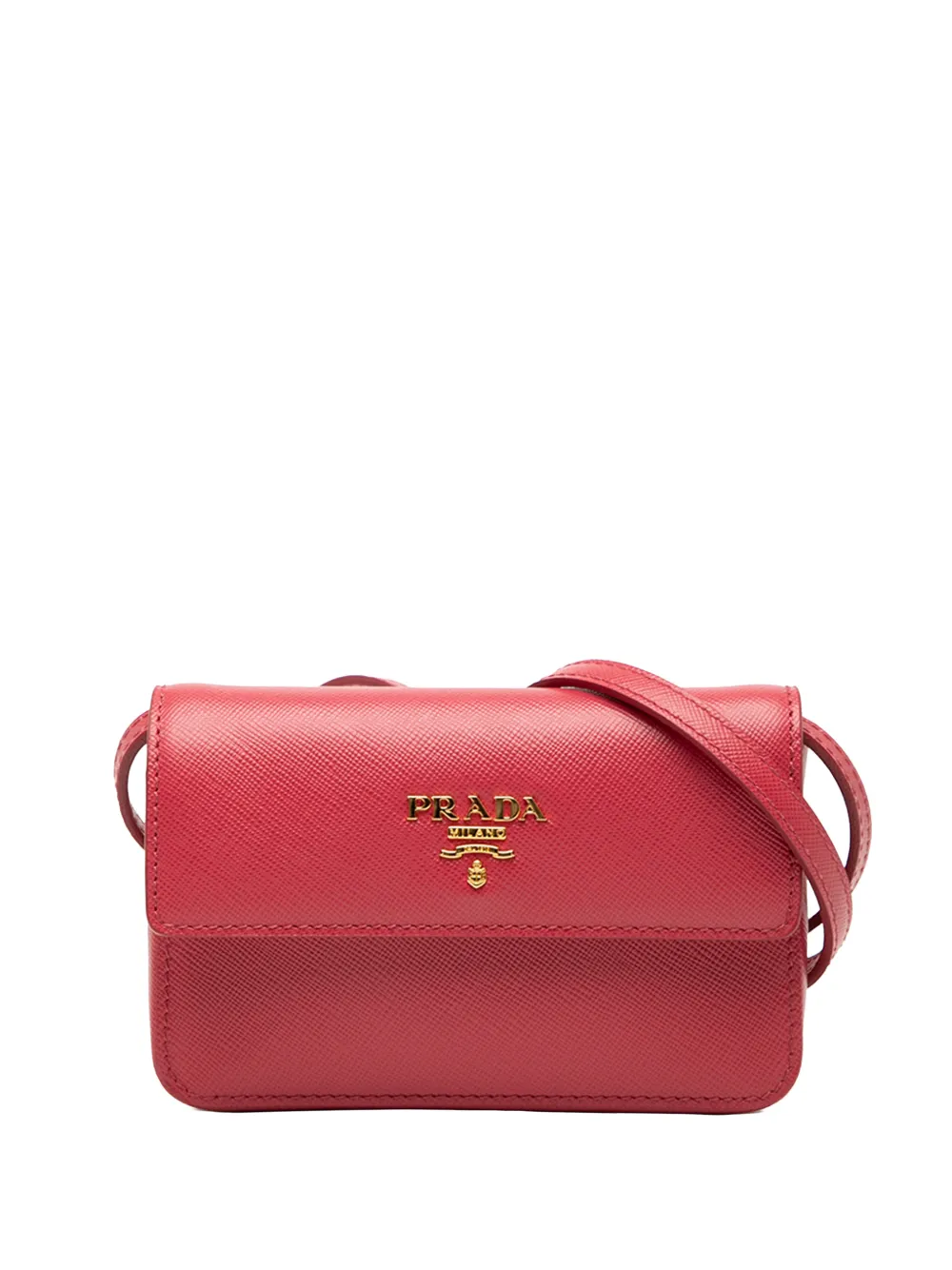 Prada Pre-Owned 2000-2025 Saffiano crossbody bag - Rosso