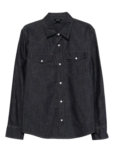 A.P.C. western long-sleeved shirt