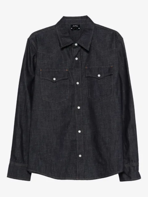 A.P.C. western long-sleeved shirt