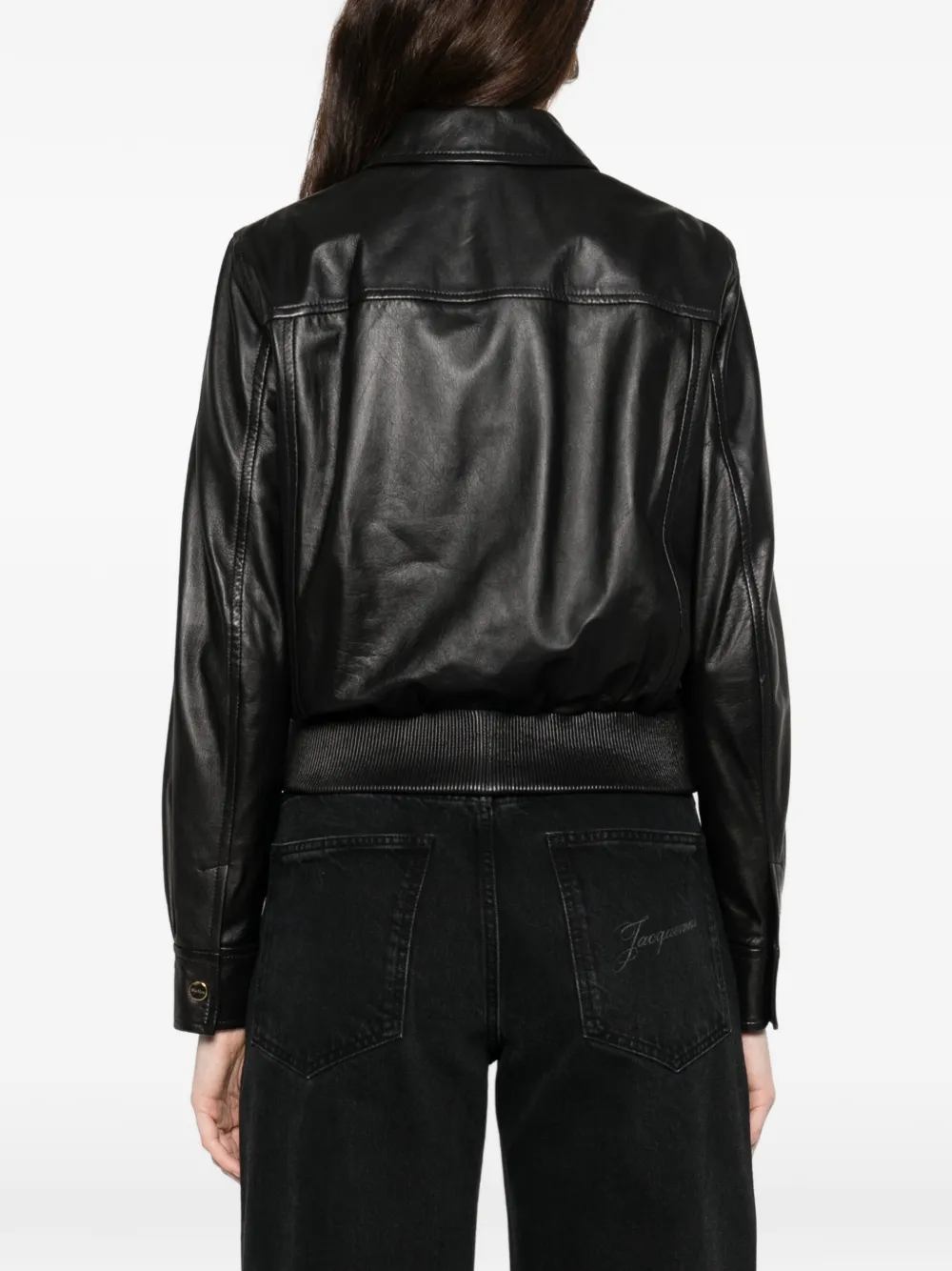 Max Mara Jack met borstzak en knoopsluiting Zwart