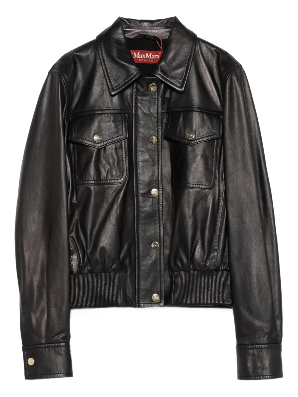 Max Mara chest-pocket button-fastening jacket | Black | Image 1