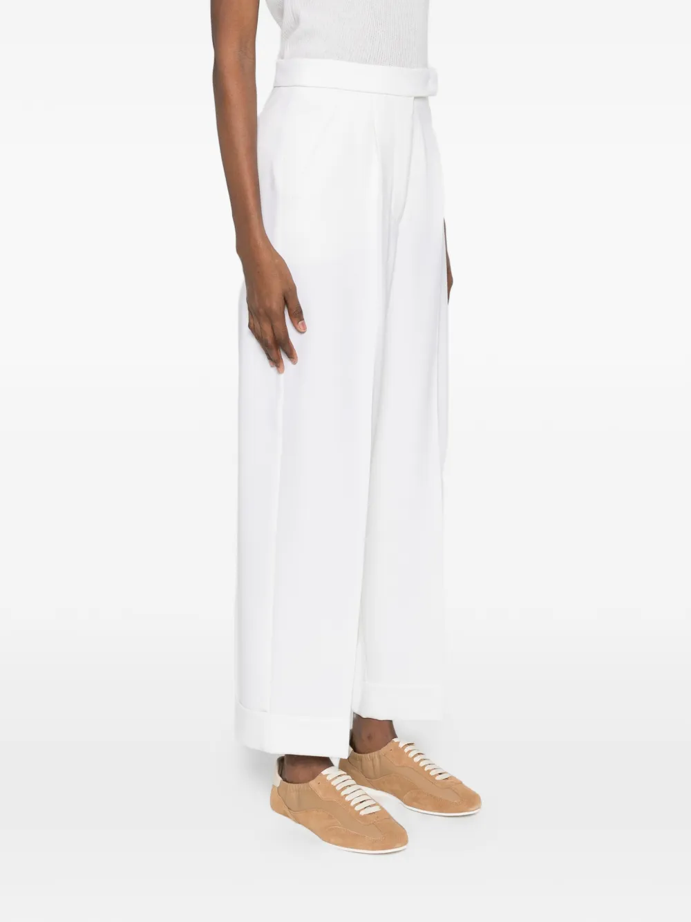 Max Mara Plooibroek Beige