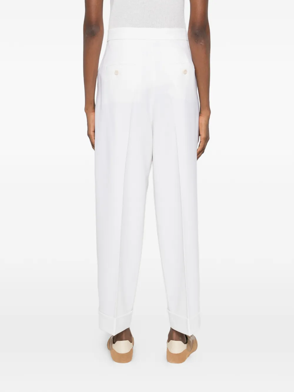 Max Mara Plooibroek Beige