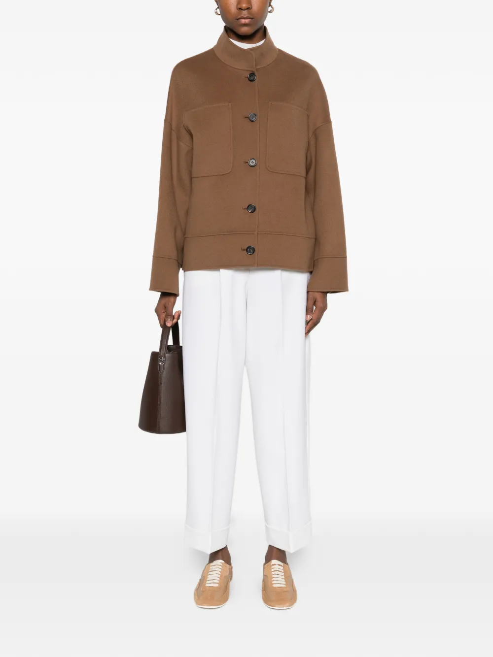 'S Max Mara Renna patch-pocket button jacket | Oversized Jackets | Image 2