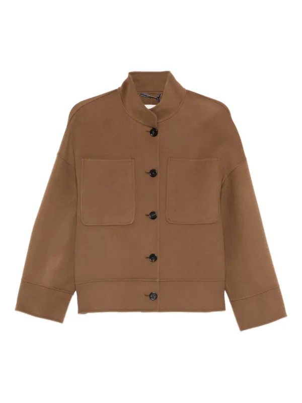 MaxMara ウール ジャケット ブラウン マックスマーラ Max Mara マックスマーラ コート タイガー Max Mara