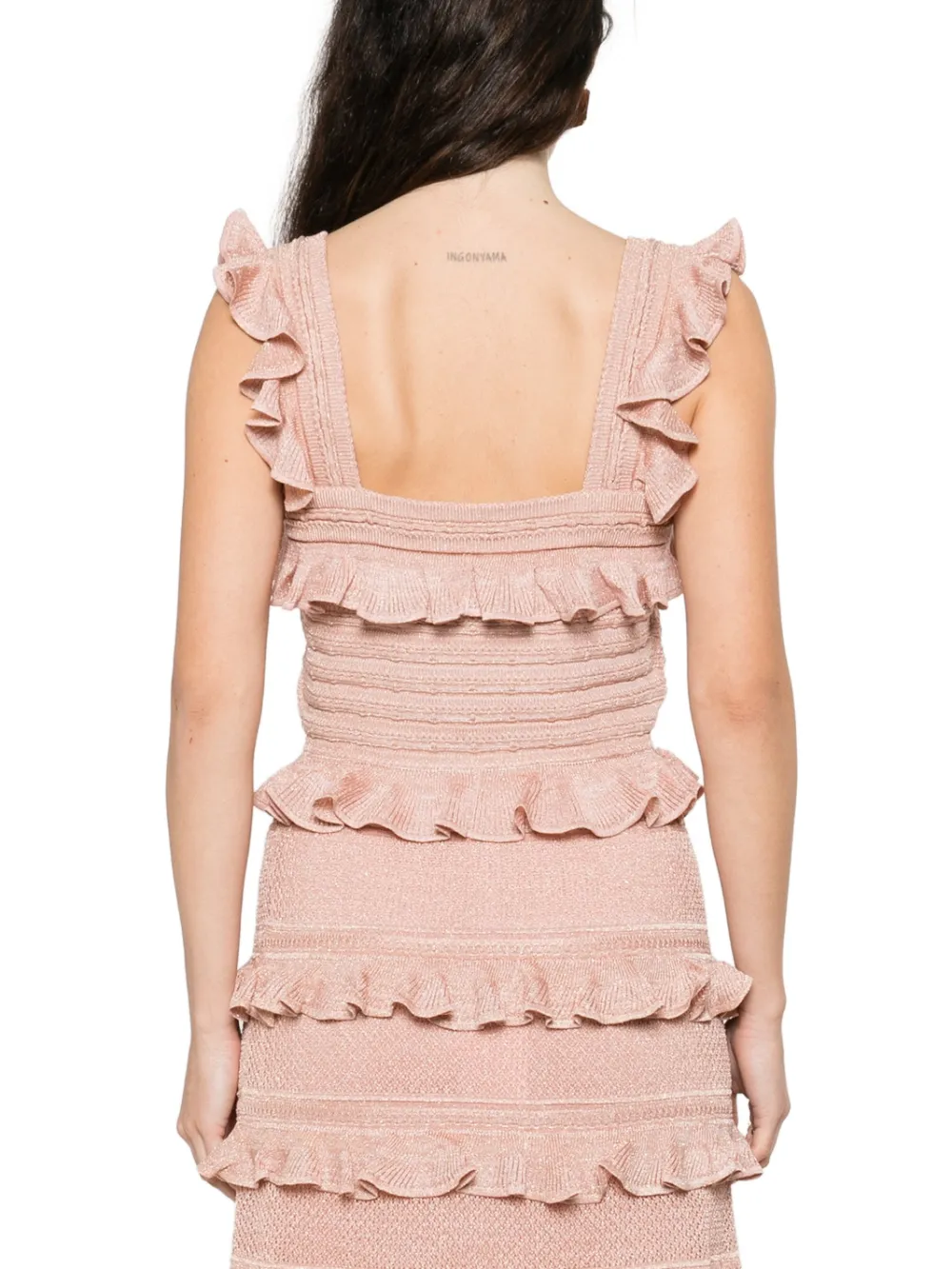 ZIMMERMANN Top met ruches Roze