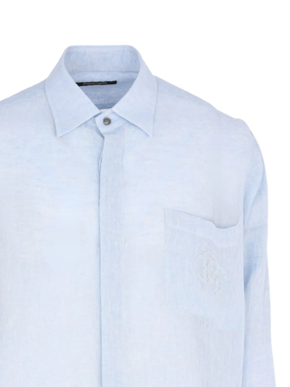 Roberto Cavalli Overhemd met zakdetail Blauw