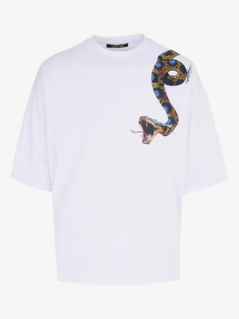 Roberto Cavalli t-shirt à imprimé graphique