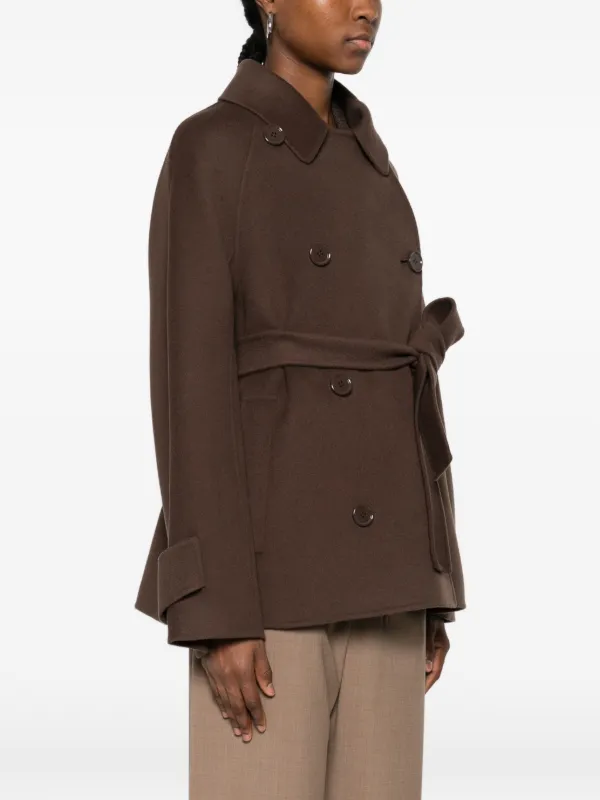 Max Mara Louise Peacoat | Brown | FARFETCH