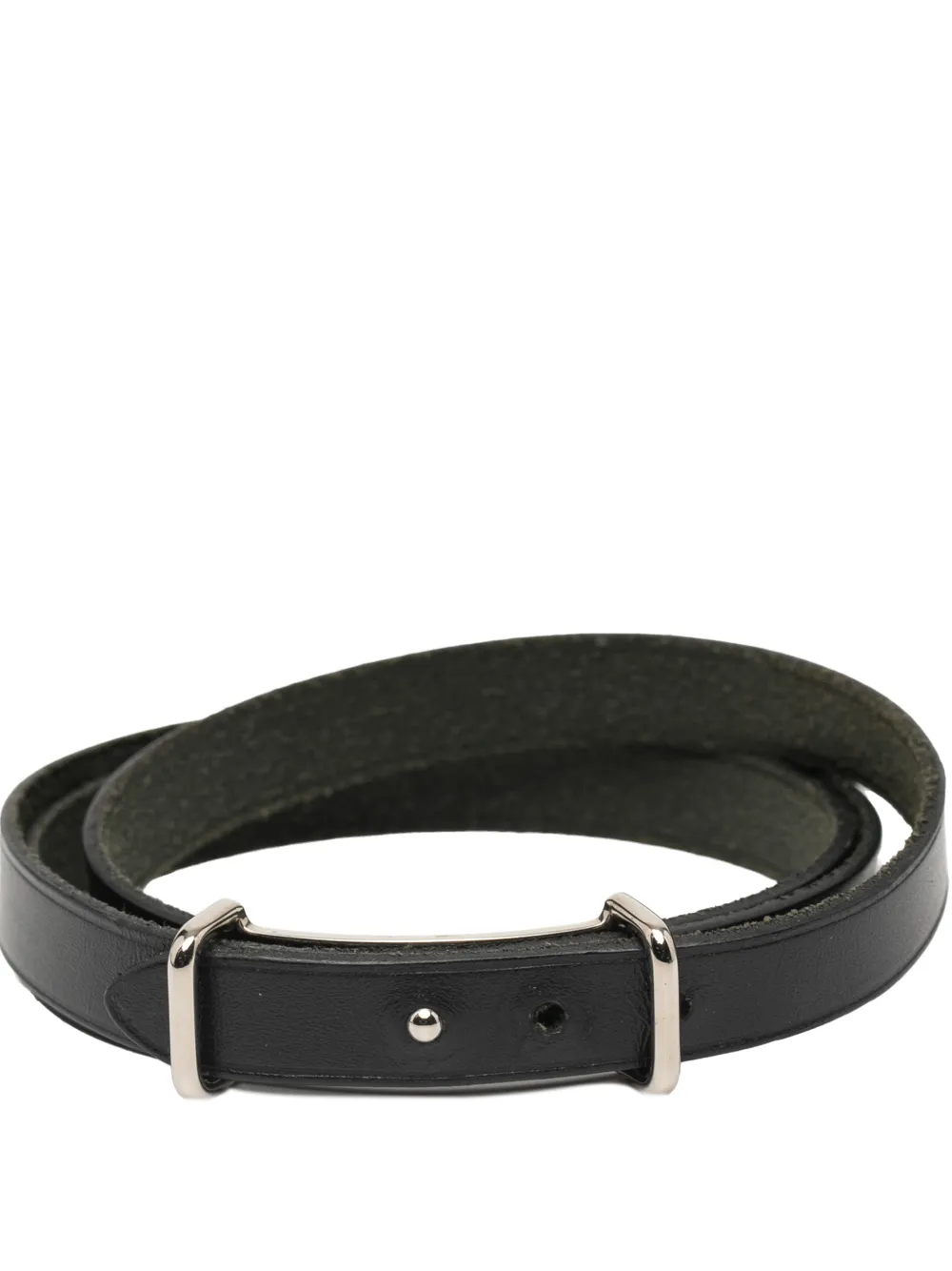 Hermès Pre-Owned 2000 Swift Api II Double Tour Bracelet costume bracelet | Black | Image 1