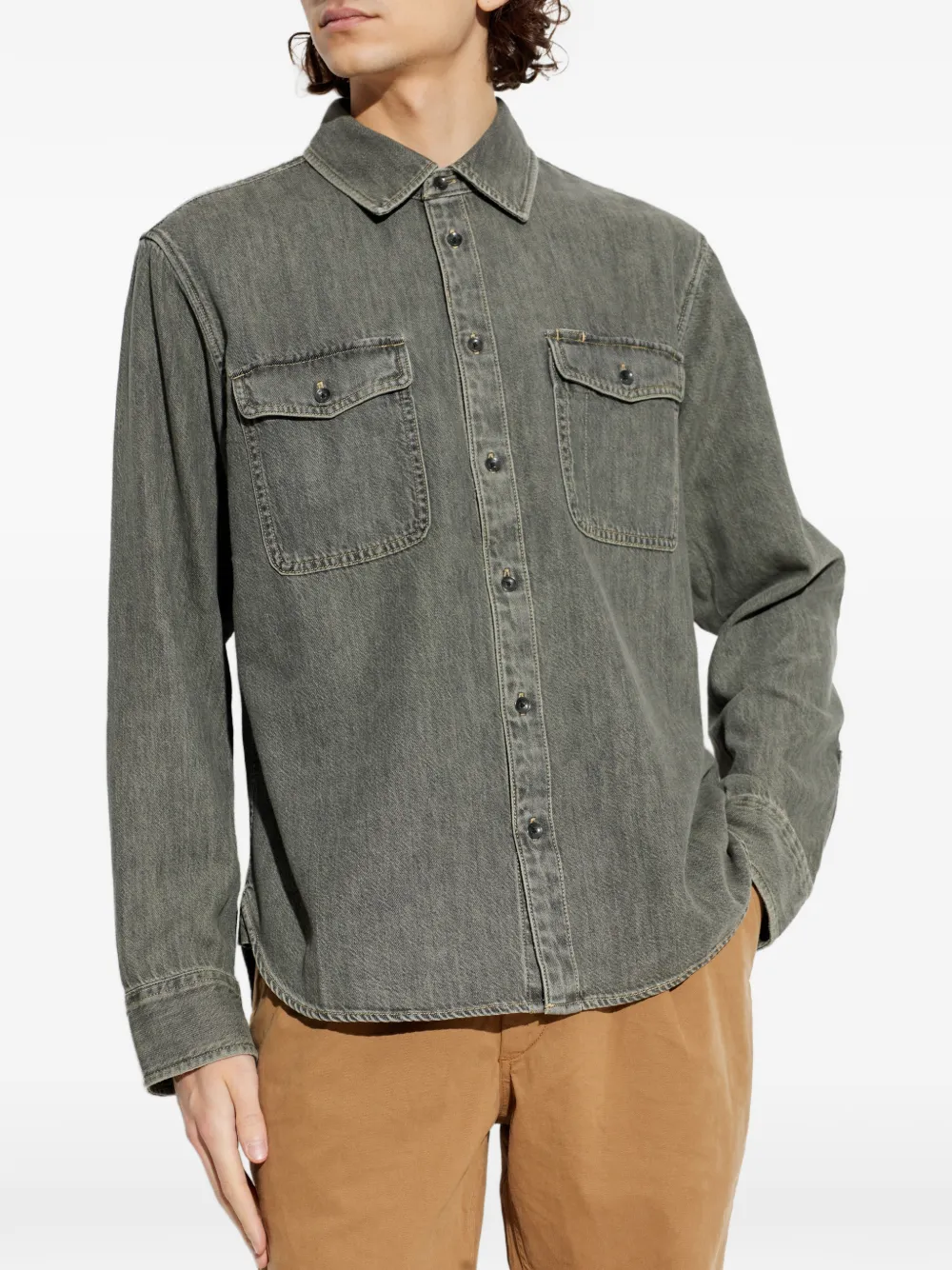  Rag & Bone Patch-pocket Shirt - Grey 
