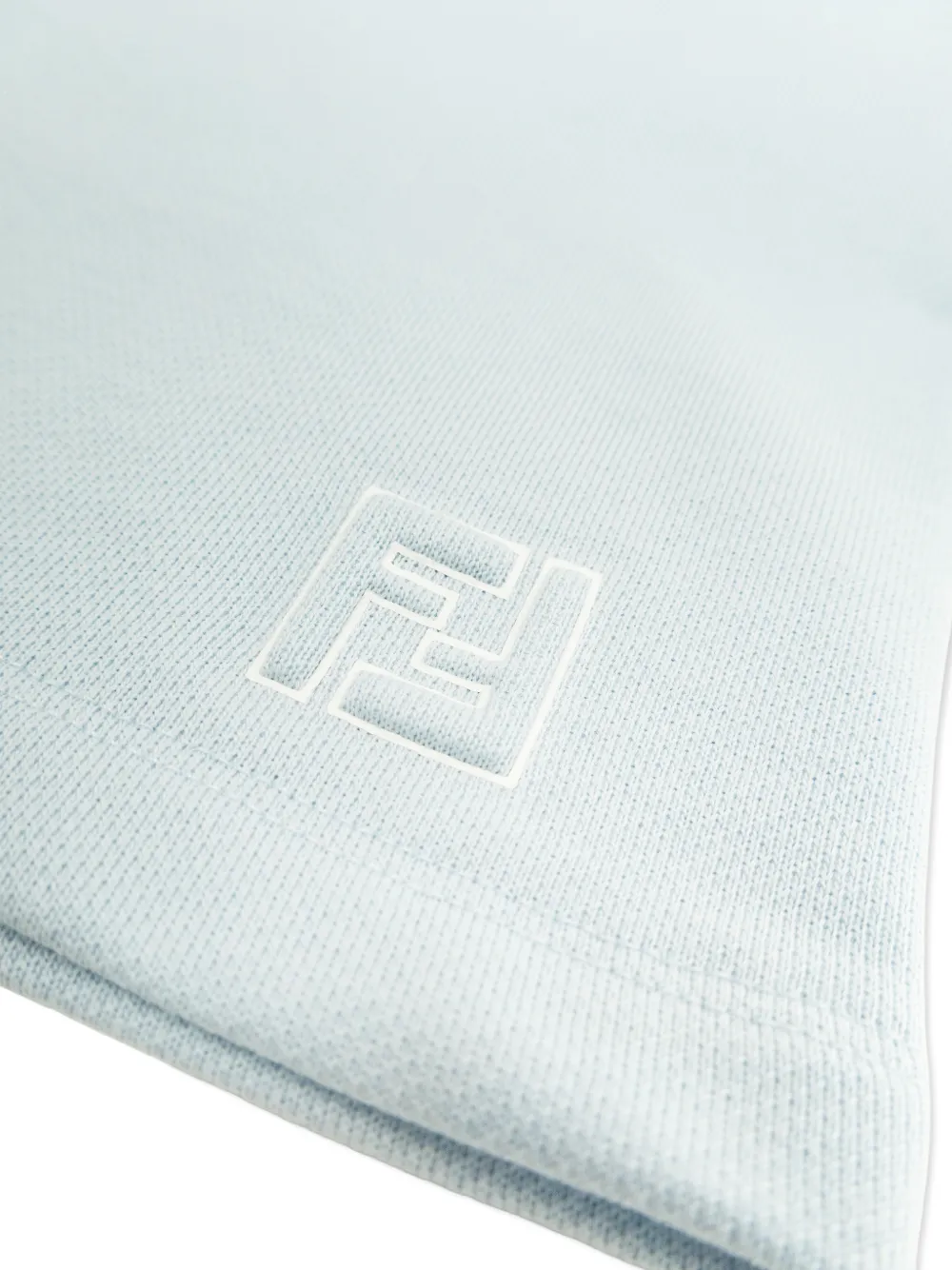 Fendi Kids Shorts met logo Blauw